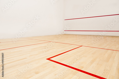 wooden floor-International squash court