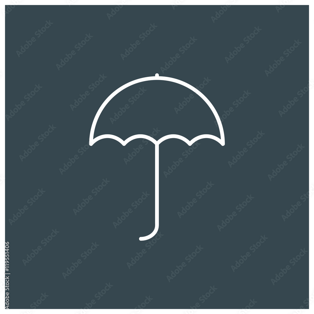Umbrella icon Vector Illustration Image Web Material icon