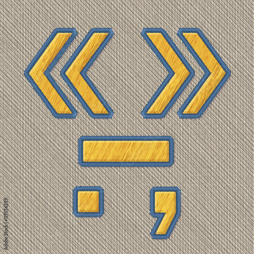 Embroidery Patch Alphabet