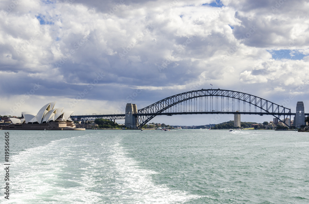Opera House, Harbor Bridge,Sydney, Australia