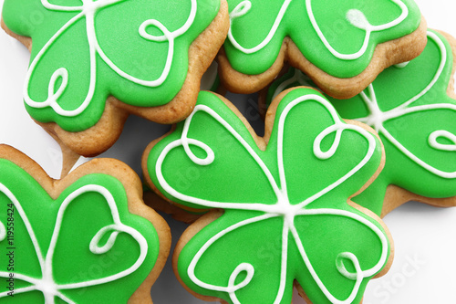 Decorative cookies. Saint Patrics Day concept