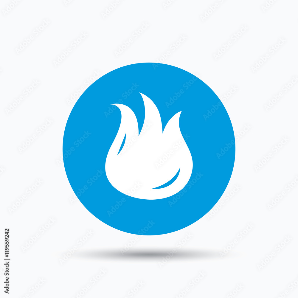 Fire icon. Blazing bonfire flame sign. Fire icon. Blazing bonfire flame sign.