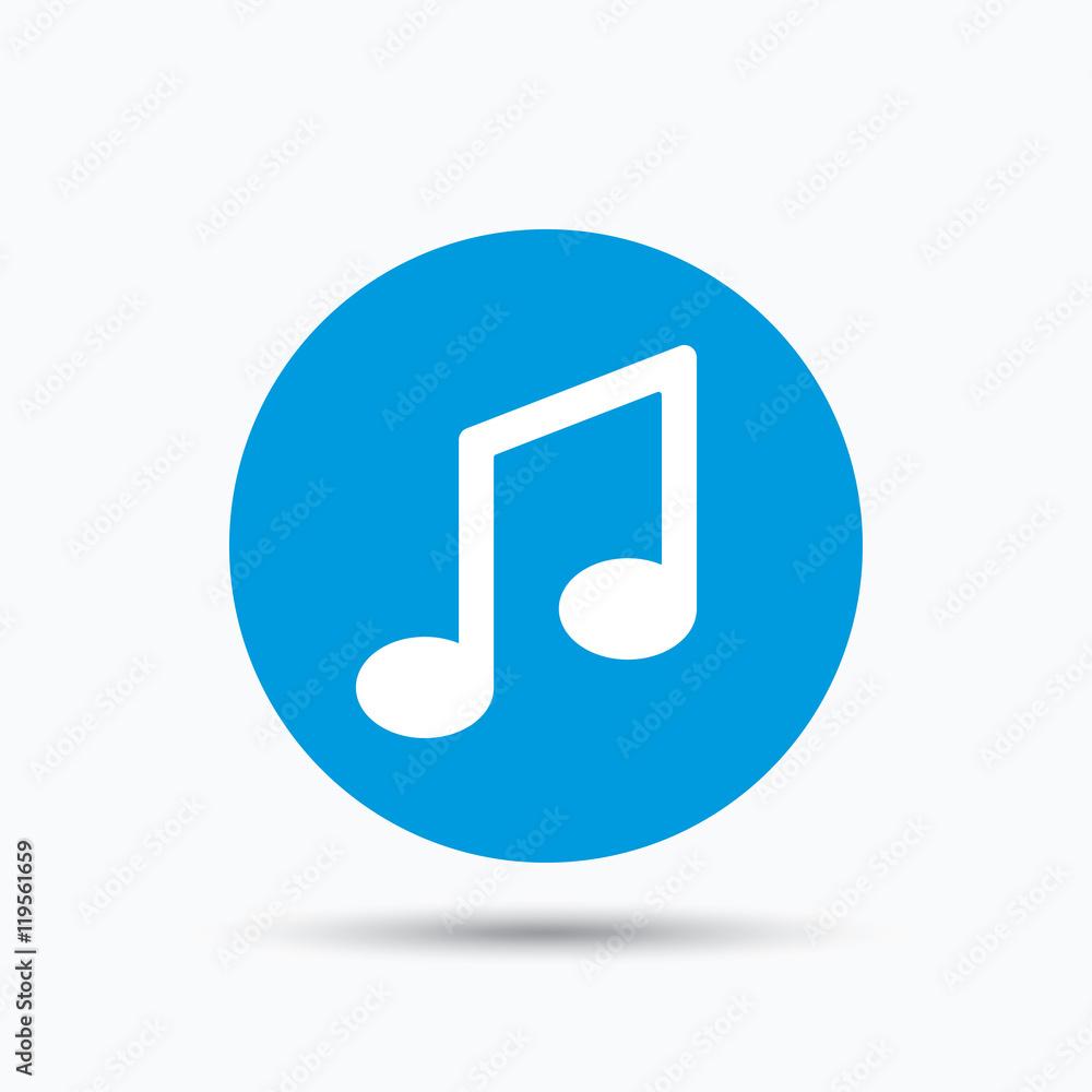 Music icon. Musical note sign. Music icon. Musical note sign.