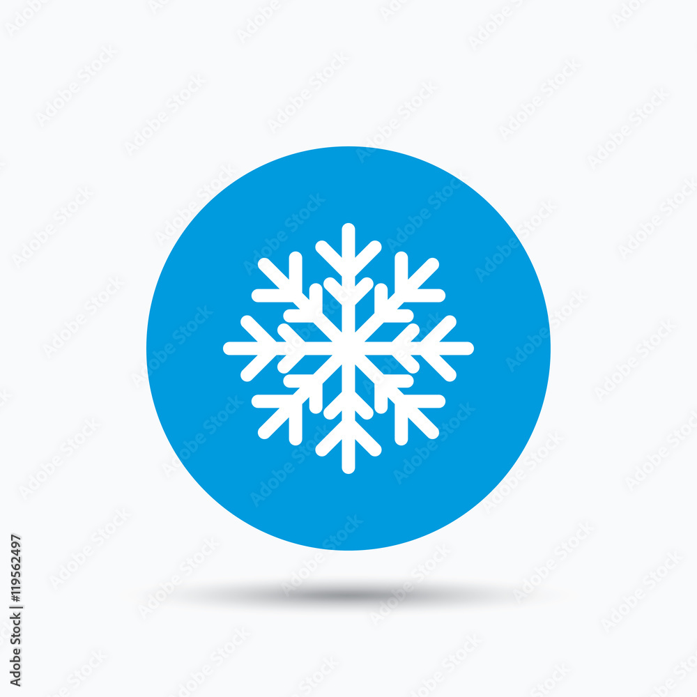 Snowflake icon. Air conditioning sign. Snowflake icon. Air conditioning sign.