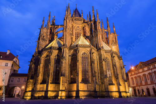 St. Vitus Cathedral in Prague, Czech Republic