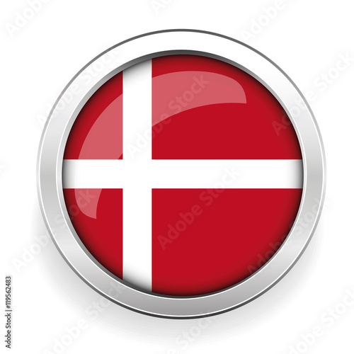 Free Download Denmark flag button vector - GFXLoad