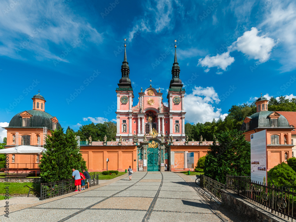Fototapeta premium Wallfahrtskirche Swieta Lipka in den Masuren; Polen