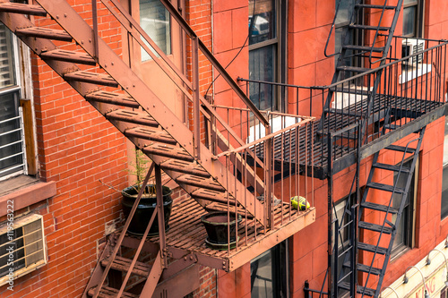 Parts of buildings. NYC. photo