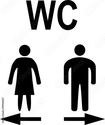Geschäft – Toilette