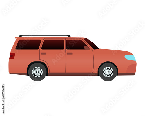 Car sedan vehicle transport type design sign technology style vector. Generic sedan car design flat vector illustration isolated on white. Transport sedan object