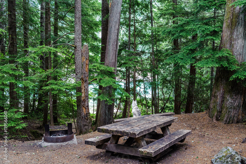 Photography campsite of  of North Cascades National Park