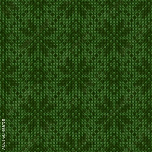 Winter Holiday knitted seamless pattern 