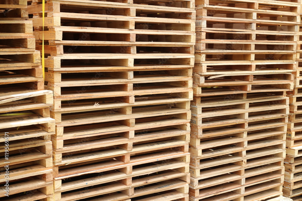 Wooden pallet for factory warehouse Wooden pallet for factory warehouse