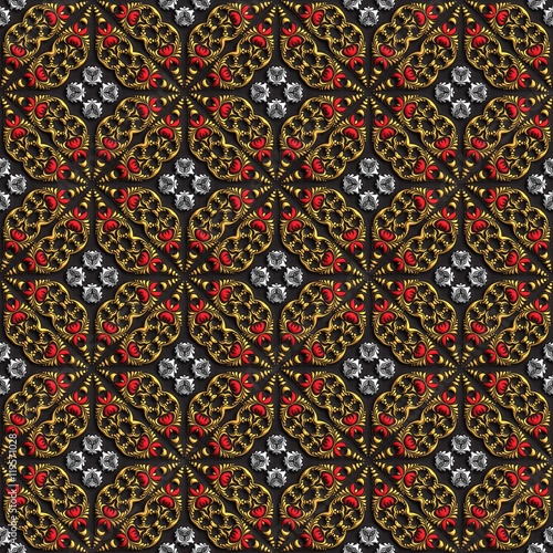 Plastic background tile