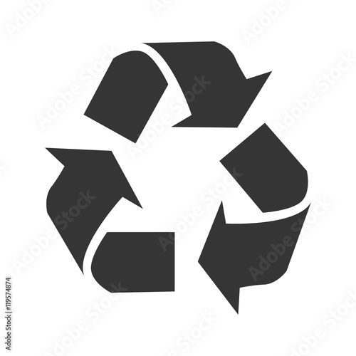 icon recycle environment isolated vector illustration eps 10