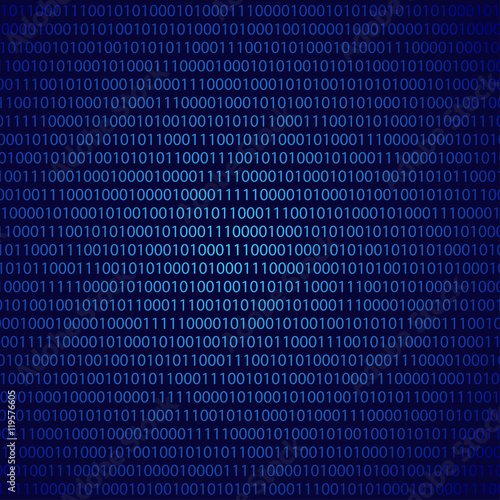 Abstract binary code background , Vector