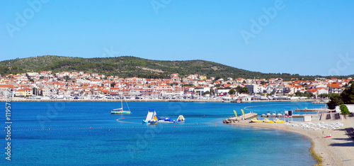 The city Vodice on the Adriatic coast. © jana_janina