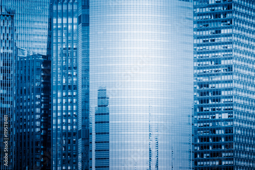 Canvas Print financial district of shanghai,china.