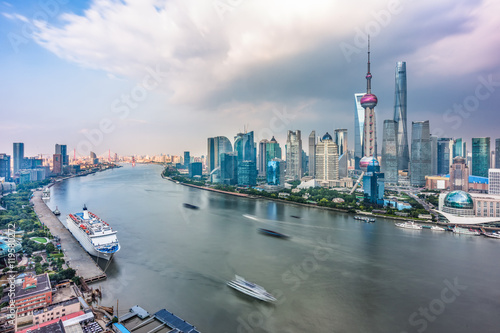 Photography Spectacular views of the Bund,shanghai,china.