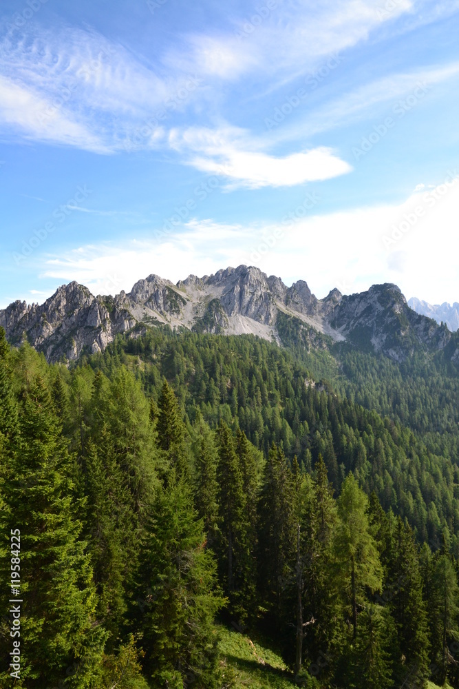 Cima del Cacciatore (vista da m.te Lussari) Cima del Cacciatore (vista da m.te Lussari)