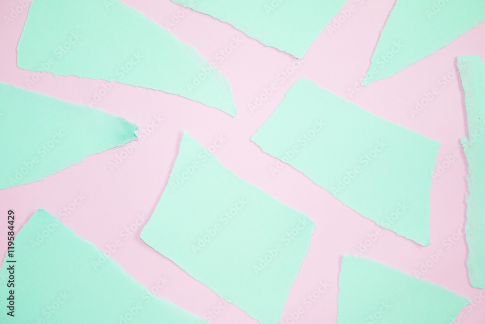 Pastel paper background.