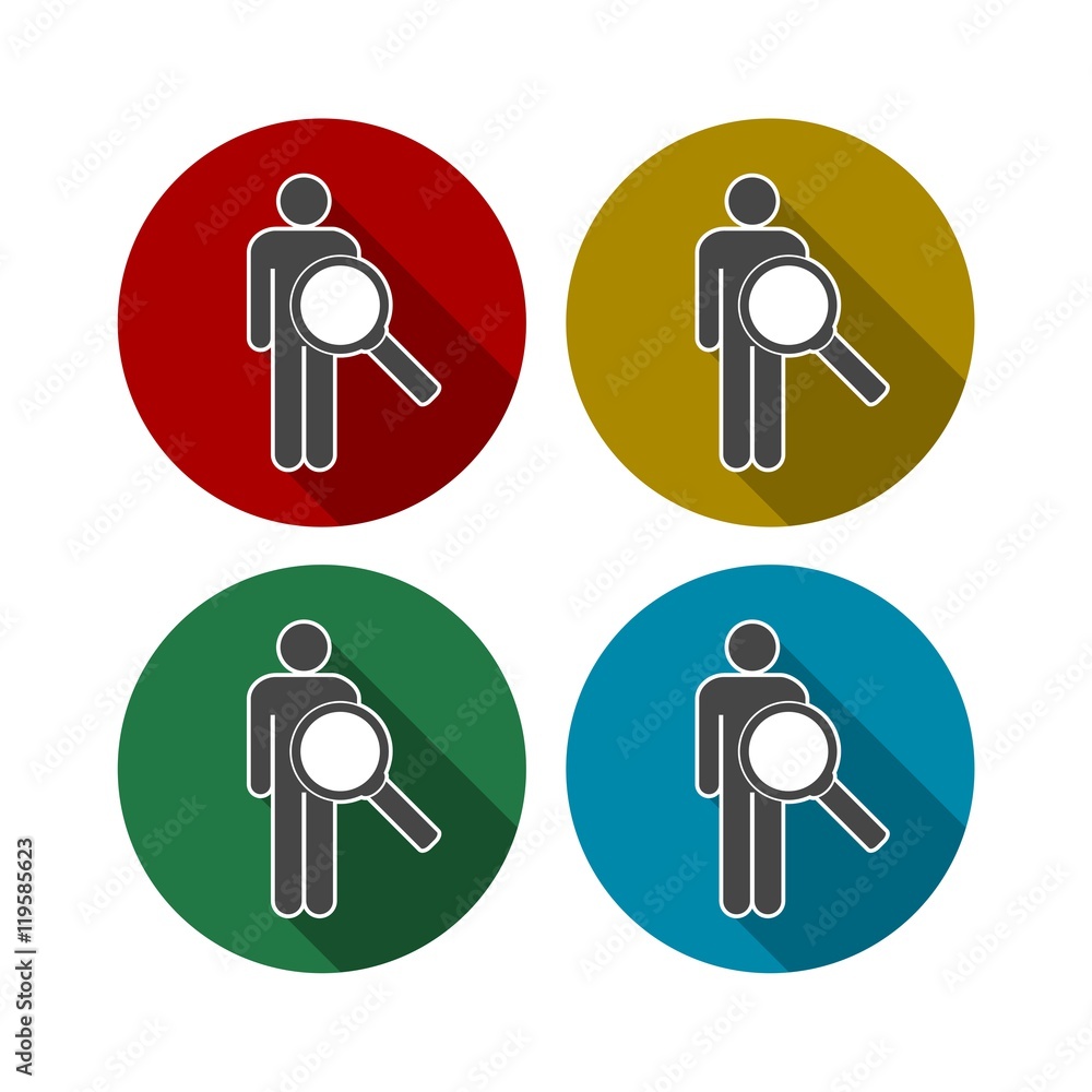 Magnifier - User icon Magnifier - User icon