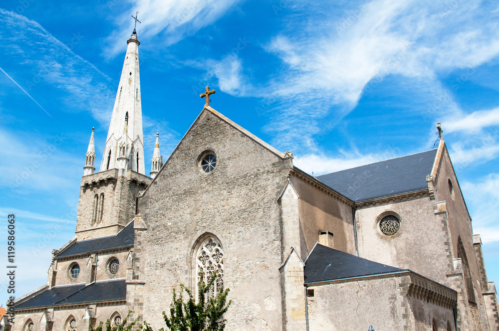 Bouin. Eglise Notre Dame, Vendée, Pays de Loire Bouin. Eglise Notre Dame, Vendée, Pays de Loire