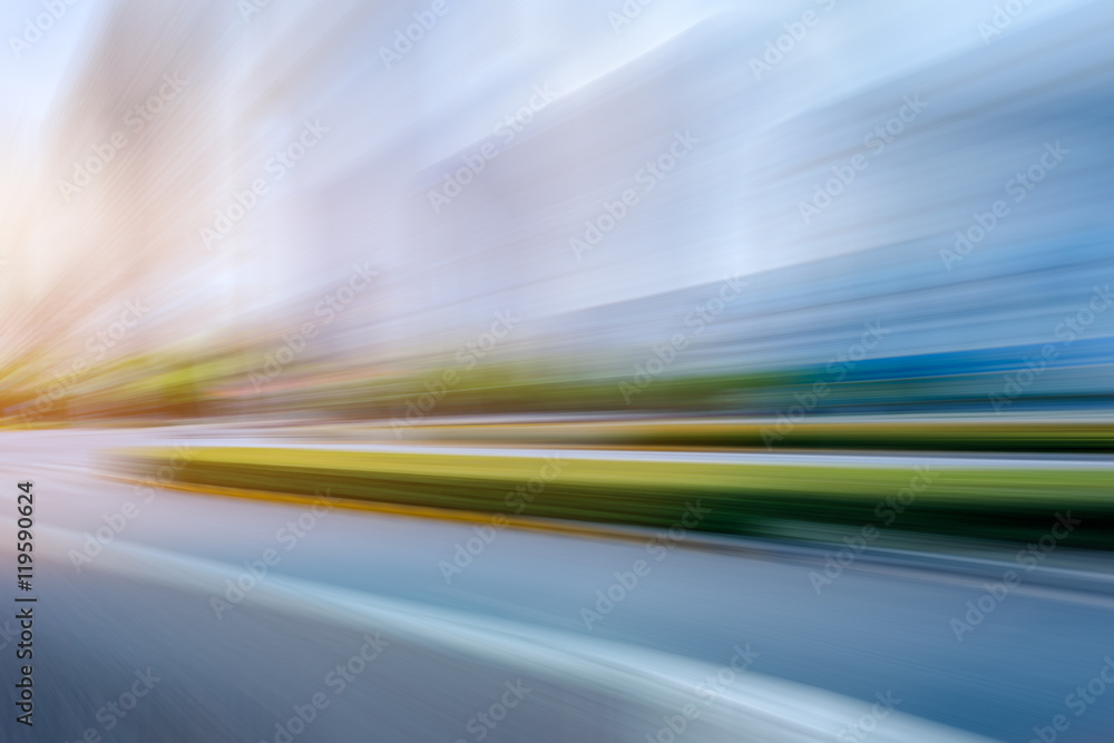 Colorful and abstract Light Trails