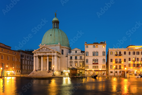 Grand Canal in Venice at night © arbalest