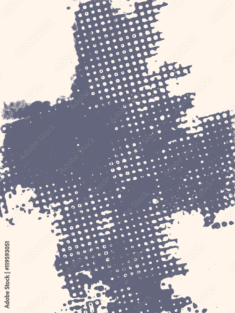 Abstract grunge vector background. Monochrome raster  composition of irregular graphic elements.Created using handmade camera-less photographic print.
