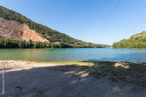 Caccamo lake in Italy photo