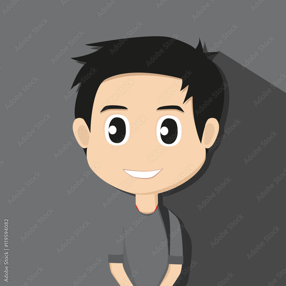 Cool boy character Cool boy character