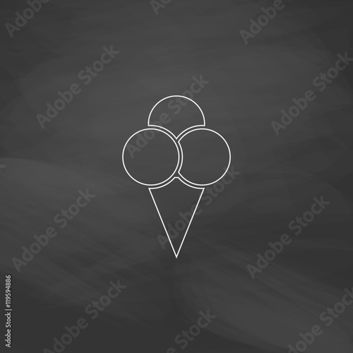 Ice cream computer symbol