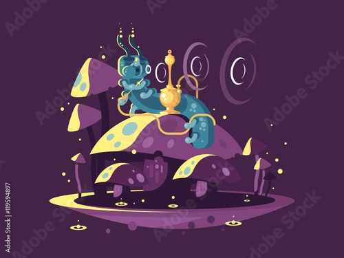 Absolem character from Alice in wonderland