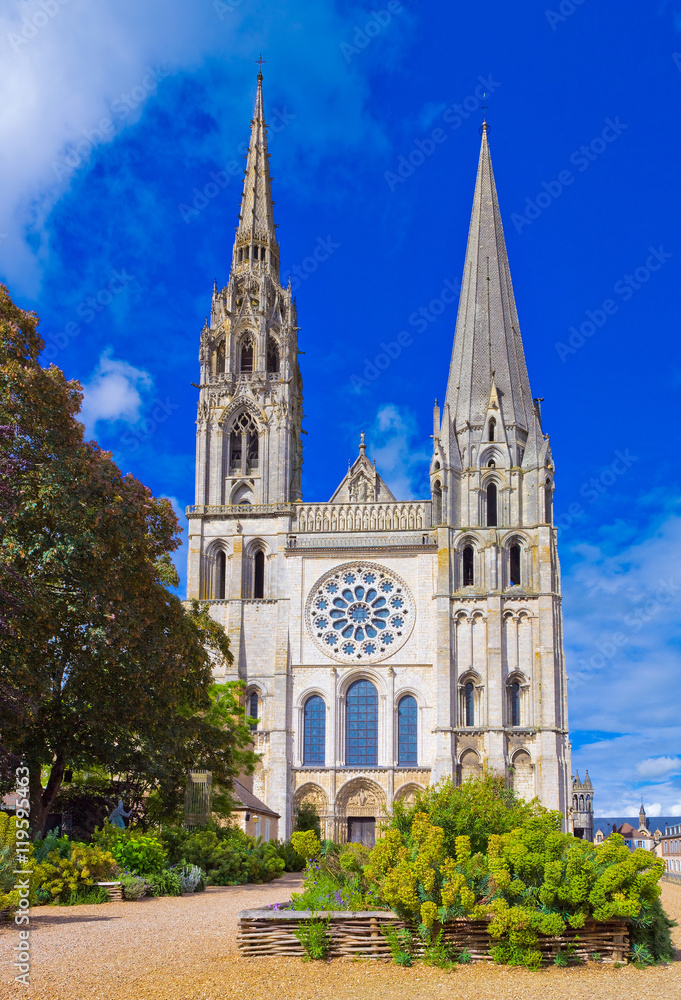 Cathédrale Notre-Dame de Chartres, façade occidentale Cathédrale Notre-Dame de Chartres, façade occidentale