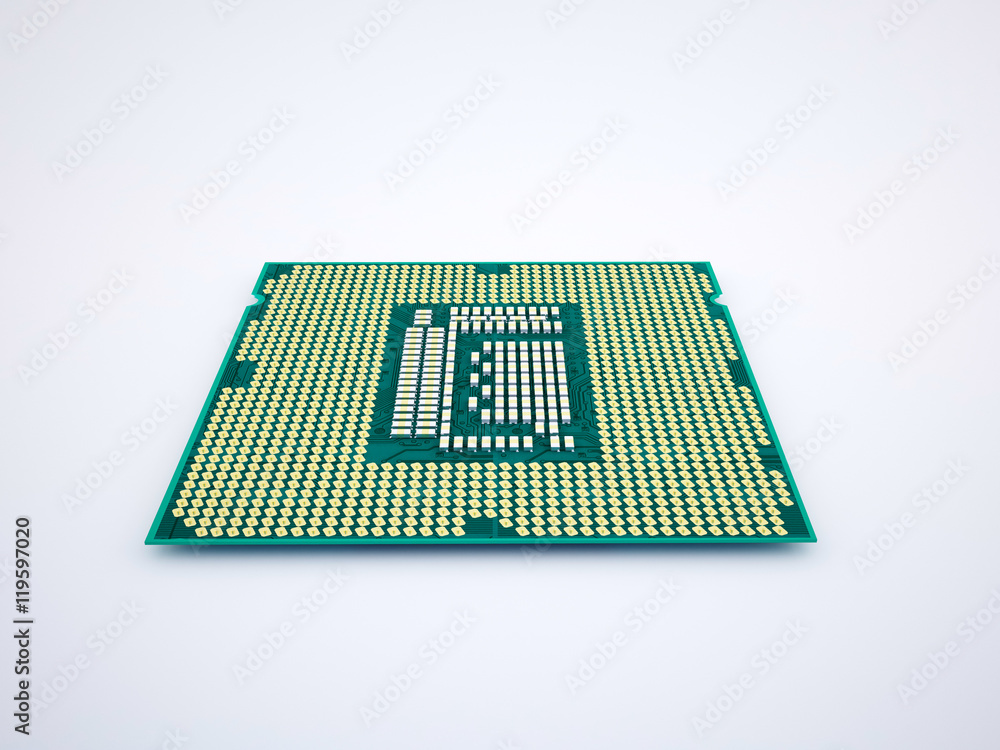 CPU is heart important computer or electronic circuits 3d render CPU is heart important computer or electronic circuits 3d render