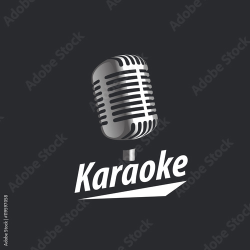 vector logo karaoke