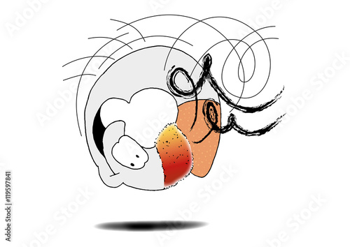sigaretta felice fa capriole