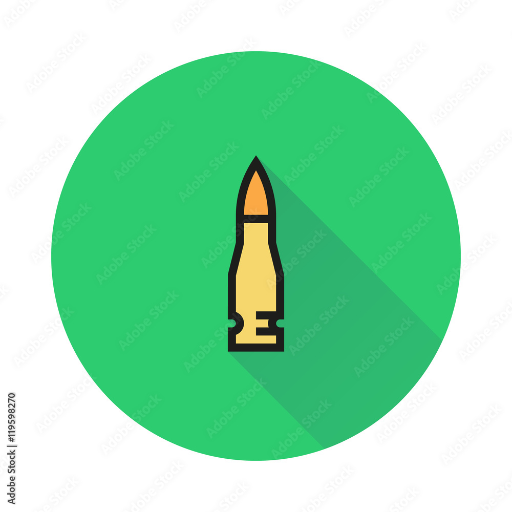 Obraz premium bullet Icon on white background
