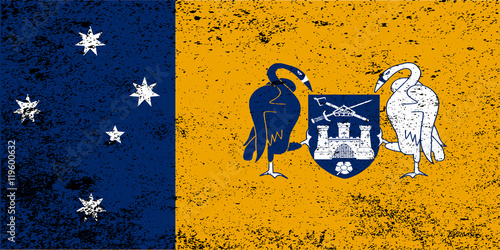 Australian Capital Territory Grunge Flag