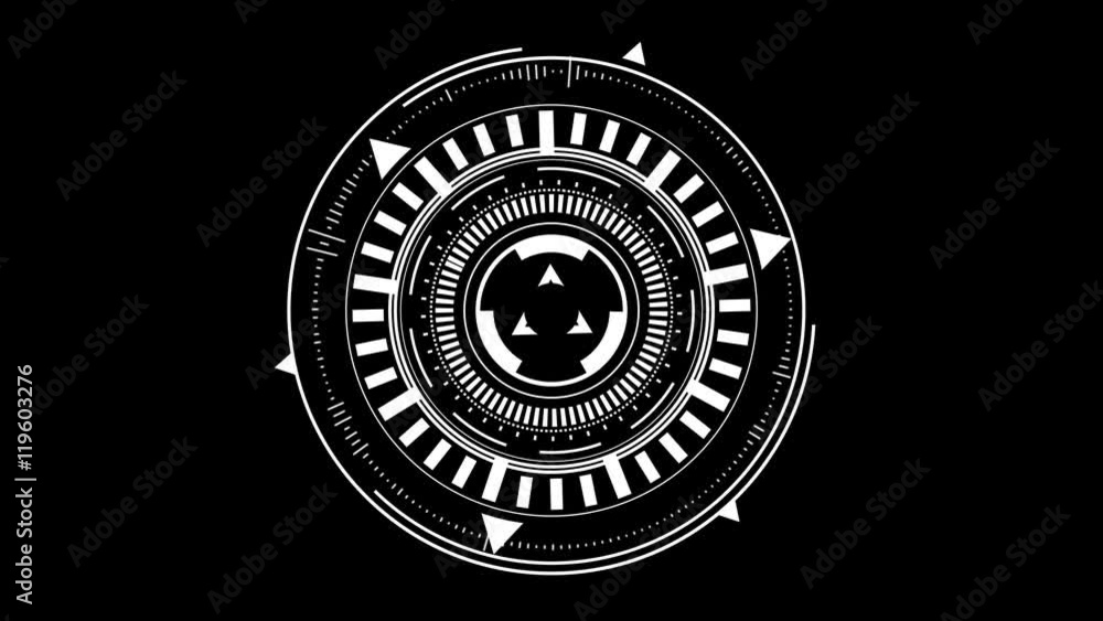 abstract digital speedometer animation abstract digital speedometer animation