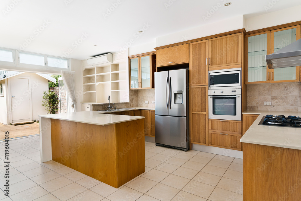Modern gourmet kitchen interior
Modern gourmet kitchen interior