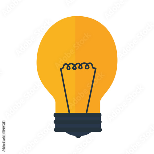 idea bulb icon design, vector illustration EPS10