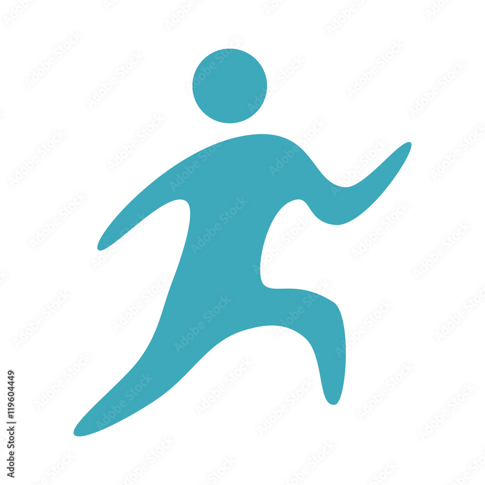 symbol healthy person icon design, vector illustration symbol healthy person icon design, vector illustration
