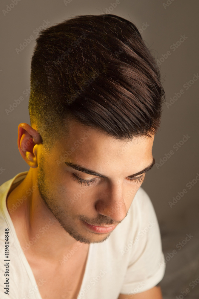 Fashion young model man portrait Fashion young model man portrait