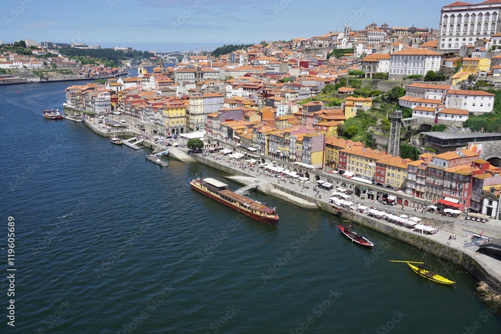 Scenic view of Porto, the second largest city in Portugal