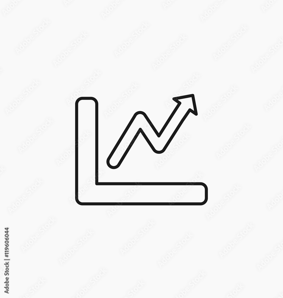 Chart icon bar symbol for web site design, logo, app, UI. Vector Chart icon bar symbol for web site design, logo, app, UI. Vector