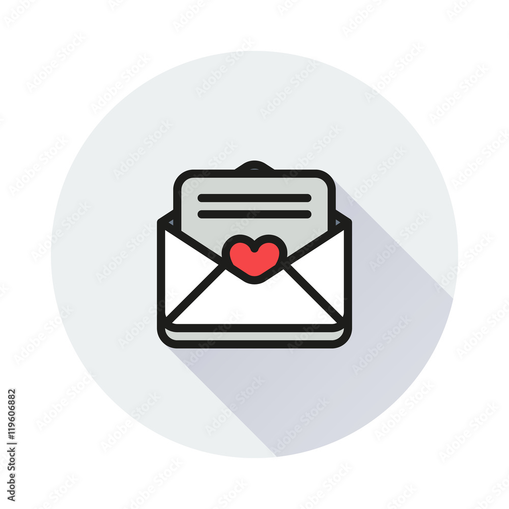 mash note icon on round background mash note icon on round background