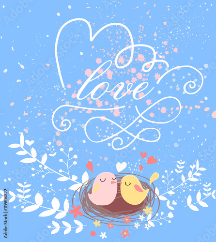 Beautiful vector card