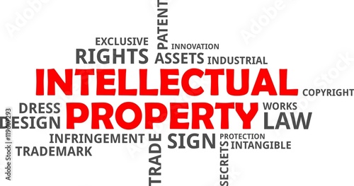 word cloud - intellectual property